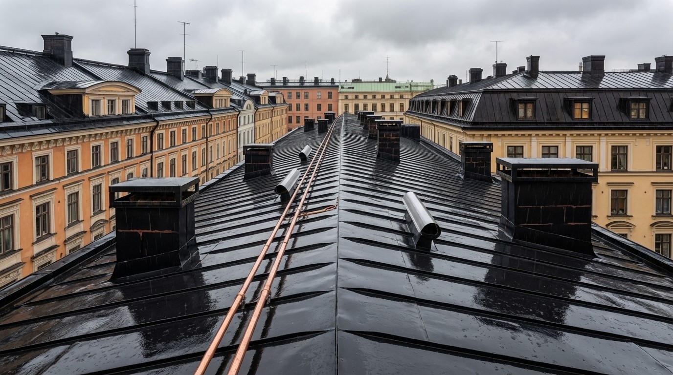 Installation av Takvärme